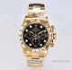 CLEAN Factory Copy Rolex Daytona 904L Yellow Gold Black 4130 Men Watch (1)_th.jpg